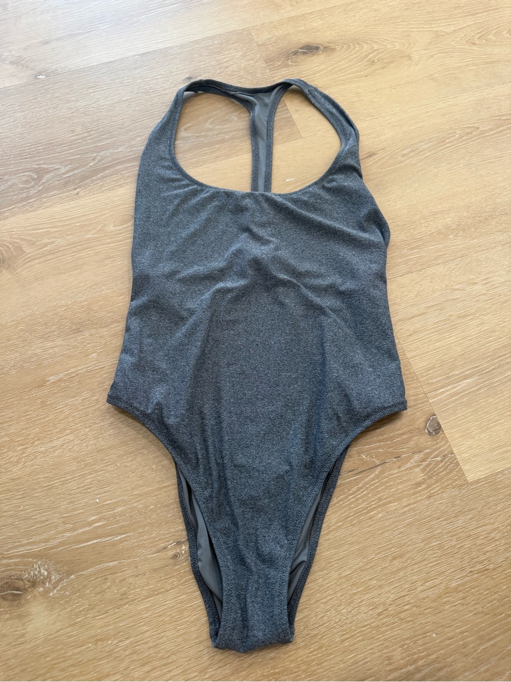 aerie Dark Gray One-Piece Swimsuit
